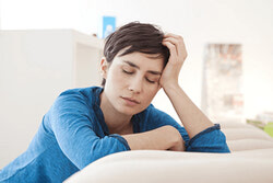 Woman with Fatigue seeking help